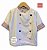 Camisa Chefe Infantil - Dolman Infantil - Listras Coloridas - UNB - Imagem 9