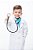 Jaleco Infantil Medicine - Branco - Unikids - Personalizado - Imagem 1