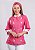 Camisa Feminina Chefe Cozinha - Dolman Stilus - Poá Rosa Chiclets- Uniblu - Personalizado - Imagem 1