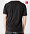 Camiseta Malha 100% algodão Cor Preta - Uniblu - Imagem 3