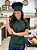 Camisa Feminina Chefe Cozinha - Dolman Farda Manga Curta - Verde Musgo - Uniblu - Imagem 7