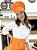 Touca Chefe - Sarja Premium - Laranja uniblu - Imagem 5