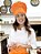 Touca Chefe - Sarja Premium - Laranja uniblu - Imagem 7