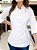 Camisa Feminina Chefe Cozinha - Dolman Elegance Sarja 100% Algodão - Uniblu - Imagem 3