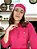 Gorro Queen - Pink com Branco - Uniblu - Imagem 1