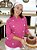 Camisa Feminina Chefe Cozinha - Dolman Stilus Pink Coroas - Uniblu - Imagem 6