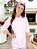 Camisa Feminina Chefe Cozinha - Dolman Stilus Rosa Bebê com Detalhes em Poá Rosa Claro - Uniblu - Personalizado - Imagem 5