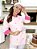 Camisa Feminina Chefe Cozinha - Dolman Stilus Rosa Bebê com Detalhes em Pink - Uniblu - Personalizado - Imagem 1