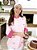 Camisa Feminina Chefe Cozinha - Dolman Stilus Rosa Bebê com Detalhes em Coroa Pink - Uniblu - Imagem 6