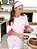 Camisa Feminina Chefe Cozinha - Dolman Stilus Rosa Bebê com Detalhes em Coroa Pink - Uniblu - Personalizado - Imagem 6