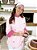 Camisa Feminina Chefe Cozinha - Dolman Stilus Rosa Bebê com Detalhes em Coroa Pink - Uniblu - Imagem 3