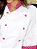 Camisa Feminina Chefe Cozinha - Dolman Stilus Branca com Detalhes em Coroa Pink - Uniblu - Personalizado - Imagem 5