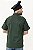 Camisa Masculina Chefe Cozinha - Dolman Farda Manga Curta - Verde Musgo - Uniblu - Personalizado - Imagem 18