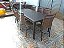 Conjunto de mesa de jantar com 8 cadeiras em fibra sintética - Imagem 7