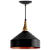 Luminária Pendente Zara Preto e Cobre - Design Moderno | Ilustre Lar - Imagem 1