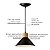Luminária Pendente Zen Preto e Branco - Imagem 4