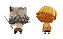 Set Zenitsu Agatsuma e Inosuke Hashibira - Kimetsu no Yaiba - ChimiMega Buddy Series - MegaHouse - Imagem 5