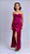 VESTIDO GOLA BOBA RECORTE SAIA LONGA - Imagem 1