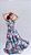 VESTIDO LONGO GODÊ FLORAL KAREN - Imagem 1