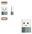 Adaptador Usb Tipo C Kaidi Kd-339 Conexão Rápida E Eficiente Cinza - Imagem 2