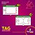 Tag - 48x88mm em Couché Brilho 250g - 4x1 - Verniz Total Brilho Frente - Furo 4mm 500un - Imagem 3