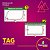 Tag - 48x88mm em Couché Brilho 250g - 4x1 - Verniz Total Brilho Frente - Furo 4mm 500un - Imagem 2