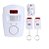 Mini Alarme S/ Fio Residencial Comercial 02 Controles Remoto - Imagem 1