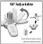 Lâmpada LED dobrável 4 Pétalas tipo ventilador Branco quente - Imagem 3