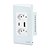 Tomada Dupla com USB-A+USB-C 16A Vidro 2.5D - BRANCA - Imagem 3