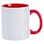 Caneca com alça e interior vermelho para sublimação 325ml - Marca Live - Imagem 2