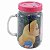 Caneca Pote 500ml Zona Criativa c/ Canudo Alice Floral - Imagem 1