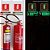 Placa Sinalização de Emergência - Fotoluminescente - Extintor de incêndio pó quimico BC - Imagem 4