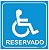 Placa Reservado para Deficientes - Imagem 2