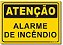 Placa Atenção - Alarme de Incêndio - Imagem 1