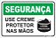 Placa - Segurança - Use creme protetor nas mãos - Imagem 1