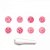 KIT CARIMBOS ESSENCIAIS ROSA BEBE BLUESTAR PCT/8UN - Imagem 1