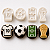 MOLDE PARA BRIGADEIRO FUTEBOL MAX 3D - Imagem 1