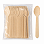 COLHER MADEIRA NATURAL 14CM SILVER FESTAS - Imagem 2