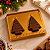 CAIXA DUO ÁRVORE DE NATAL PCT/10UN DOURADO BWB - Imagem 1
