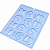 FORMA SIMPLES ACETATO 10372 APLIQUES BOLINHAS E BOTINHAS BWB - Imagem 2
