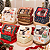 CAIXA P/6 DOCES C/VISOR NATAL PCT/5UN JANGO - Imagem 1