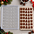 FORMA SIMPLES ACETATO 6021 APLIQUE NATAL II CRYSTAL - Imagem 1