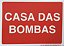 PLACA INDICATIVA DE CASA DAS BOMBAS - Imagem 1
