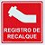 PLACA INDICATIVA DE REGISTRO DE RECALQUE - Imagem 1