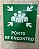 PLACA INDICATIVA DE PONTO DE ENCONTRO - Imagem 1