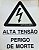 PLACA INDICATIVA DE ALTA TENSÃO PERIGO DE MORTE - Imagem 1