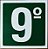 PLACA INDICATIVA DE 9° ANDAR - Imagem 1