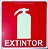 PLACA INDICATIVA DE EXTINTOR - Imagem 1