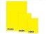 Cartaz Duplex Amarelo liso 3G - Imagem 1