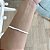 Pulseira Bracelete Fio Redondo Grossa - Prata 925 - Imagem 2